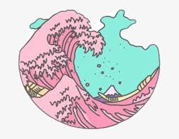 At mass ctrl, you will find a variety of graphic design t shirts that are not only works of art, but also originated from a hand drawn . Wave Vaporwave Pink Tumblraesthetic Tumblr Parchefreeto Kawaii Wave 659x561 Png Download Pngkit