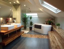 Harrogate Bathroom By Building And Interiors Specialists Little England Co Based In Bingley West Yorkshire Gorgeous Bathroom Loft Bathroom Skylight Design