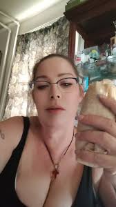 Girl Eating Big Burrito