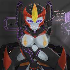 1girls alien girl big breasts bouncing breasts breasts cowgirl  position female female only flamewar grey body grey skin looking at viewer  machine mechanical penetration perizukois purple skin pussy pussy