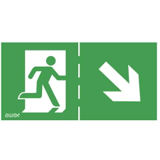 Collection by george mcclane • last updated 6 days ago. Pictogramme Exit Pour Bloc Secours Awex Fleche 45Âº Dessous Droite