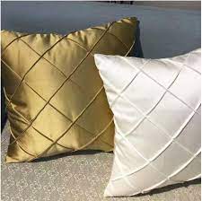 Sofa cushions make for great interior details. Satin Gold Silver Luxury Pillowcase Pillow Cushion Sofa Cushions Car Cushion White Cushion Aliexpress