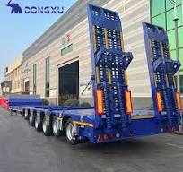 Top Sale Multi Axis4 6 Axle 50 Ton 70tons Step Deck Lowbed Trailer Lowboy  Semi Trailer Low Bed Truck Trailers