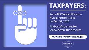 Taxpayer Advocate On Twitter: "Check Your #Itin Status Before Dec. 31St To  Renew Your Individual Taxpayer Identification Number And Avoid #Irs Delays  This Upcoming Tax Season. Https://T.co/S9Eax38Qct Https://T.co/Zfrqw8Vrw1"  / Twitter