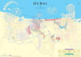 Dubai is a territory of the uae. Dubai City Map
