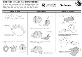 Check spelling or type a new query. Sherlock Holmes Paper Deerstalker Hat Template On Behance