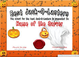 Best Jack O Lantern Certificate Designer Jack O Lantern Free Halloween Templates