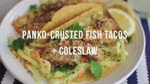 Check spelling or type a new query. How To Make Panko Crusted Fish Tacos With Coleslaw Cooksmarts Youtube