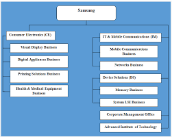 Samsung Organizational Structure Divisional According To