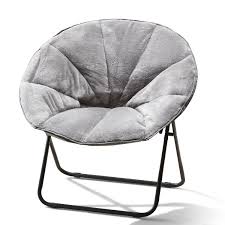 Mainstays Folding Plush Saucer Chair Multiple Colors Plush Folding Mainstays Saucer Chairs Padded Folding Chairs Chair