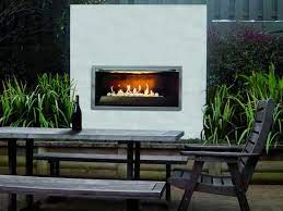 Luxo vista upscale 48 wall mount curved ethanol fuel fireplace decor & heater. Go With An Outdoor Gas Fireplace Concord Nc Ibd Outdoor