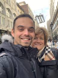 Hard to be a few days away from israel but had to come to see our Jamie  Felstein receive his white coat. so proud of my boy 👦