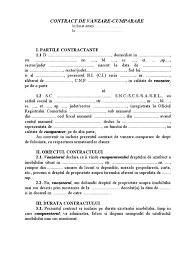 Pagina prezinta, pentru exemplificare, modele de contracte de vanzare cumparare. Contract De Vanzare Cumparare