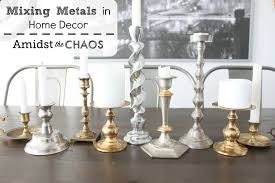 Interior mixed metals decor gold living room silver decor trending decor decor silver living room gold home decor mirrored furniture. Mixing Metals In Decor Amidst The Chaos