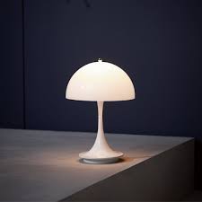 China supplier custom picture frame battery powered led light box size: Louis Poulsen Panthella Portable Battery Led Table Lamp Connox