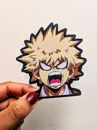 bakugo anime sticker my hero academia sticker bnha stickers boku no hero sticker laptop stickers vinyl stickers macbook pro stickers anime stickers anime anime gifts