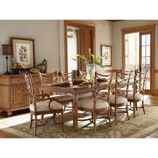 View their wide selection of dining tables today! Tommy Bahama By Lexington Home Brands Beach House 9 Piece Boca Grande Dining Set 3160 Beach House Furniture Beach House Dining Room Dining Table In Kitchen