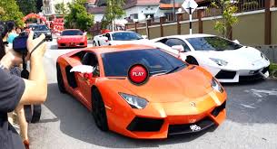 Lee chong wei is mr. Glitzy Malaysian Wedding With A Parade Of Exotic Supercars And Luxury Models Carscoops