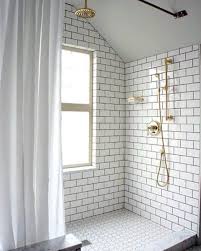 White subway tile shower floor ideas. Top 50 Best Subway Tile Shower Ideas Bathroom Designs