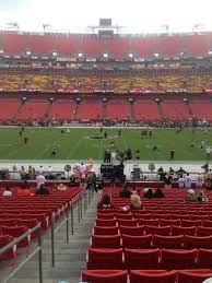 Fedex Field Section 121 Home Of Washington Redskins