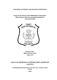Mar 09, 2019 · contoh karya ilmiah tentang pendidikan sobat pembaca blog kajian teori kali ini saya ingin berbagi mengenai contoh karya ilmiah tentang pendidikan setelah yang lalu sudah membahas tentang pengertian karya ilmiahpenulisan karya ilmiah memang harus dipahami oleh para insan pendidikan karena dengan adanya karya ilmiah kita menjadi kritis terhadap. Karya Ilmiah Smp Pdf Download Makalah Pdf