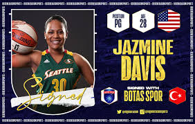 JAZMINE DAVIS ha firmado en Turquía con Botas para la temporada 2021/22
