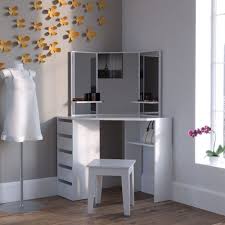 Choose a design that complements the aesthetics of your space while still meeting all of your needs. New Corner Dressing Table Designs And Ideas