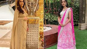 Nita Ambani And Radhika Merchant Stun All In Traditional Attires