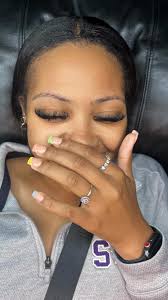 Good Morning Lash Barbie’s 💖 What your witnessing is a BUSSSIN lash set 😌  which includes: her face card bussin, middle part bussin, French tip  bussin, & lashes BUSSIN ‼️, Also ik the right eye looks ...