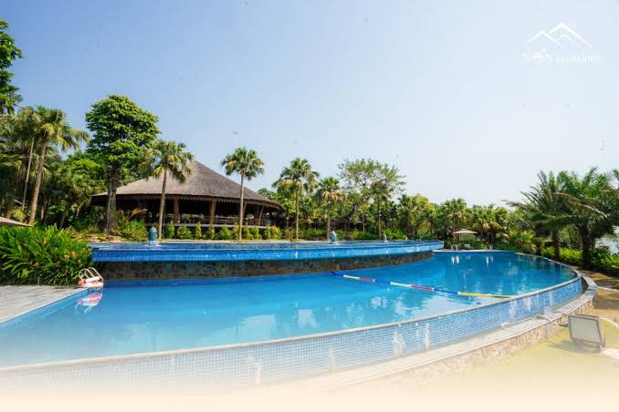 Nón Ecolodge điểm nghỉ dưỡng Đồng Mô Sơn Tây hợp tổ chức tiệc cưới - Ba Vì Home