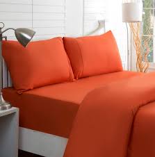 Longhui bedding burnt orange throw pillow covers for couch sofa bed, cotton linen decorative pillows cushion covers, 18 x 18 inches, set of 2. Cotton Plain Solid Percale Burnt Orange Bed Sheet Rs 1195 Piece Id 17102282133