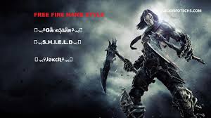 Garena free fire is one of the most popular games in india. Free Fire Name Style Nickname Colol And Stylish Font