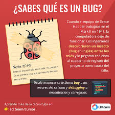 Sabes Que Es Un Bug Datos Curiosos Mundo Sabias Que Datos Curiosos Codigo Programacion