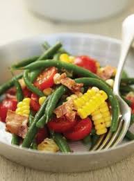 Salade De Haricots Verts Et De Mais Recette Salade Haricots Verts Salade Haricot Haricots Verts