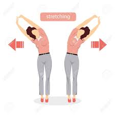 Auf dieser plattform wollen wir sämtliche windhund übungen gemäß unserem motto „makes you move zum privaten gebrauch kostenlos zur verfügung stellen. Sportubungen Fur Buro Lizenzfrei Nutzbare Vektorgrafiken Clip Arts Illustrationen Image 80928377