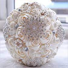 Kaunissina elegant mermaid wedding dress cheap bridal dresses women strapless white satin wedding gowns fishtail robe de mariage. Gorgeous Wedding Flowers Bridal Bouquets Ivory White Artificial Wedding Bouquet Crystal Artificial Wedding Bouquets Pearl Bouquet Wedding Pearl Bridal Bouquet