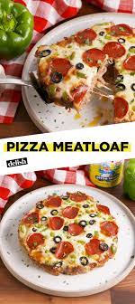 Dinner Is Made Easy With This Pizza Meatloaf Recipe Pizza Meatloaf Comfort Food Pizza Meatloaf Recipe