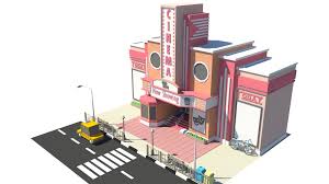 Cinema 3d Model Model Building Low Poly Models