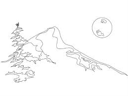 Summer, spring, fall and winter coloring pages too! Fall Landscape Templates