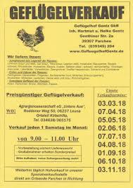 geflügelhof höber tourenplan 2011 edition