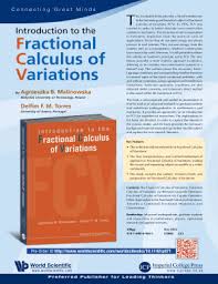 Calculus is at once the most important and most difficult subject encountered early by students of the present text introduces calculus in the informal manner adopted in my arithmetic 1, a manner. Fractional Calculus Variation Pdf Fill Online Printable Fillable Blank Pdffiller