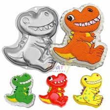 Silicone cake tins for baking 8 inch round cake tins silicone baking tins for layer cake, cheesecake, rainbow cake and chiffon cake 2pcs. Wilton Dinosaur Cake Tin Nchcapa04 Cake Decorating Supplies Party Food And Decor Supplies Discount Party Supplies
