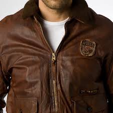Avirex Leather Jacket Men Mens Jackets Leather Jacket