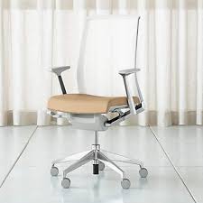 A review of the ergoal one ergonomic desk chair. Haworth Very Mesh Buff Desk Chair Reviews Crate And Barrel