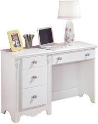 White desks & computer tables : Signature Design By Ashley Youth Exquisite Bedroom Desk B188 22 Evans Furniture Galleries