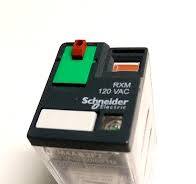 Schneider Electric RXM4AB2F7 Miniature Relay 120V AC 6A 4CO w/LED