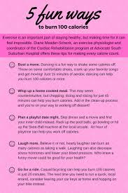 5 Easy Ways To Burn 100 Calories Health Enews In 2020 Burn 100 Calories How To Relieve Stress Calorie Burning Workouts