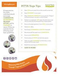 Pitta Pacifying Yoga Pitta Ayurveda Yoga Yoga Help