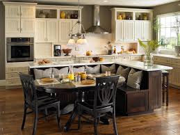 This allows plenty of space for each person to sit at the island, and it also accommodates space for plates, cups and cutlery on the island. Five Kitchen Island With Seating Design Ideas On A Budget