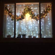 Window Curtain Fairy Lights Christmas Lights Christmas Window Lights Xmas Window Decorations Christmas Lights Window Display